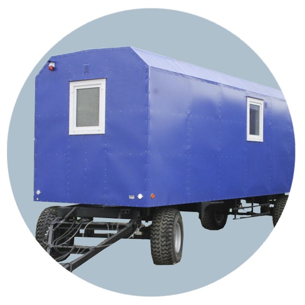 Вагон-дом душевая на 6 человек 8000х2500 мм