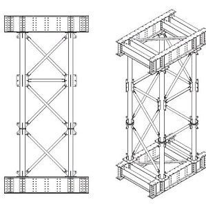 Мостовые инвентарные конструкции